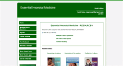 Desktop Screenshot of essentialneonatalmed.com
