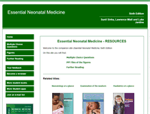 Tablet Screenshot of essentialneonatalmed.com